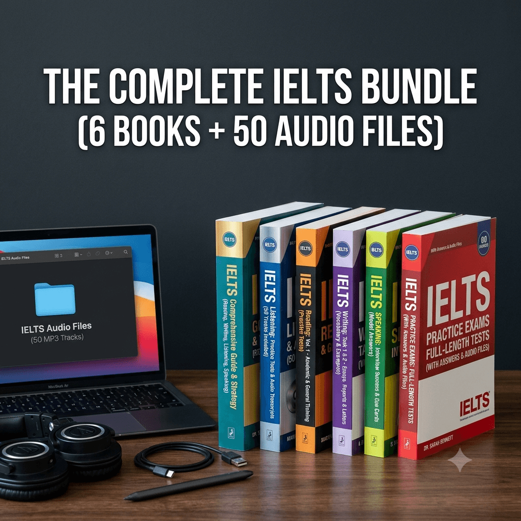 IELTS 6 books + 50 audio files